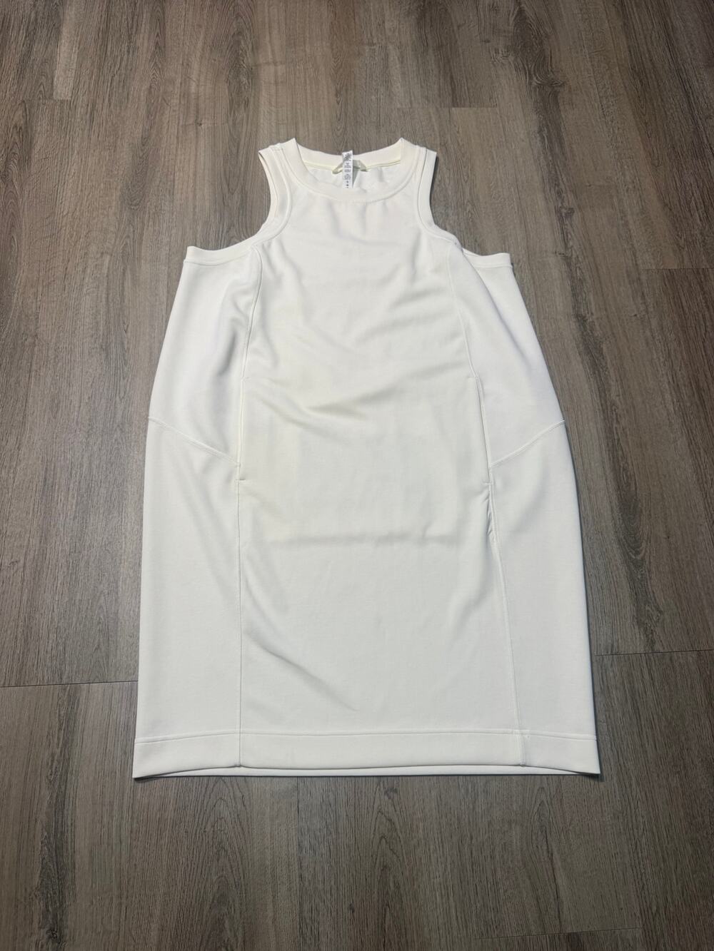 Lululemon Women's White Cold-Shoulder Sheath Dress